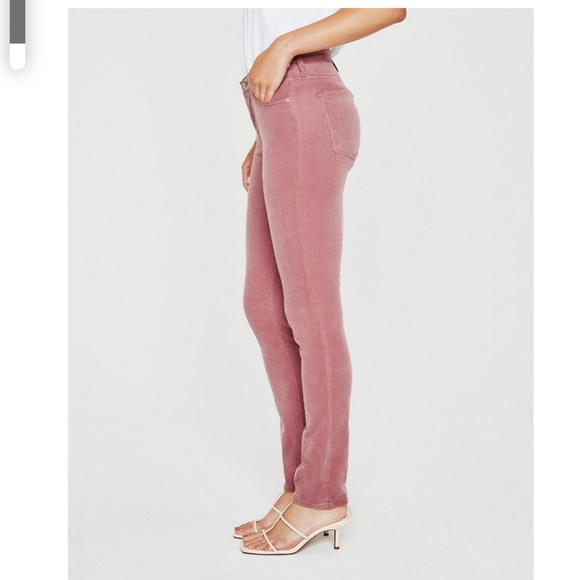 AG Slim Straight Ankle Rust Colored Corduroy Pants Size 25 R - Picture 6 of 11